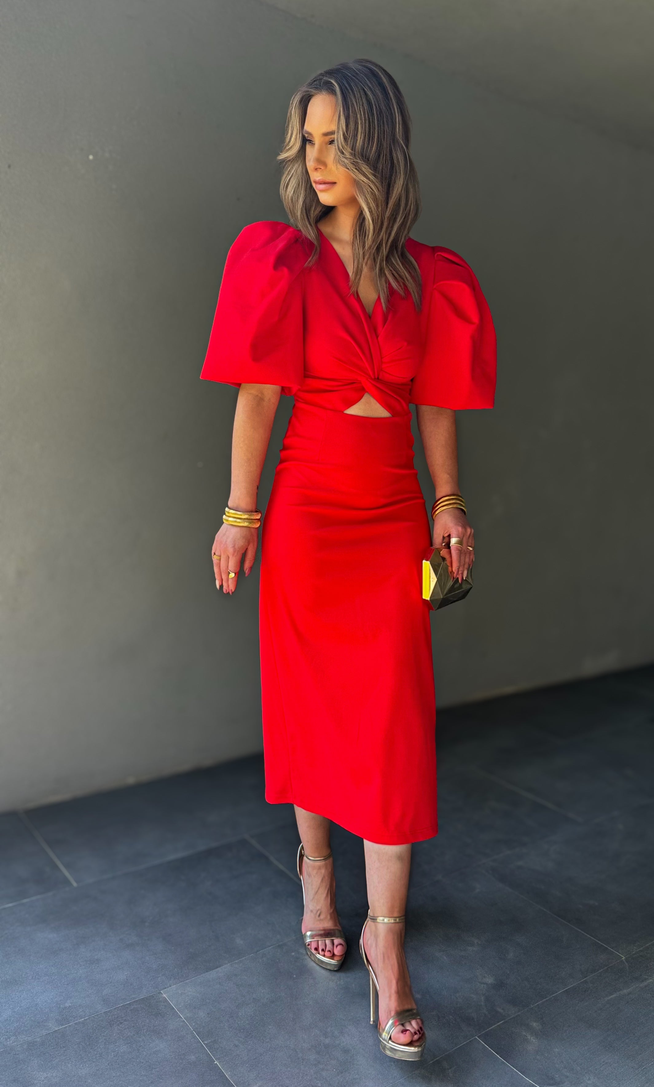 Amanda Scarlet Breeze Dress