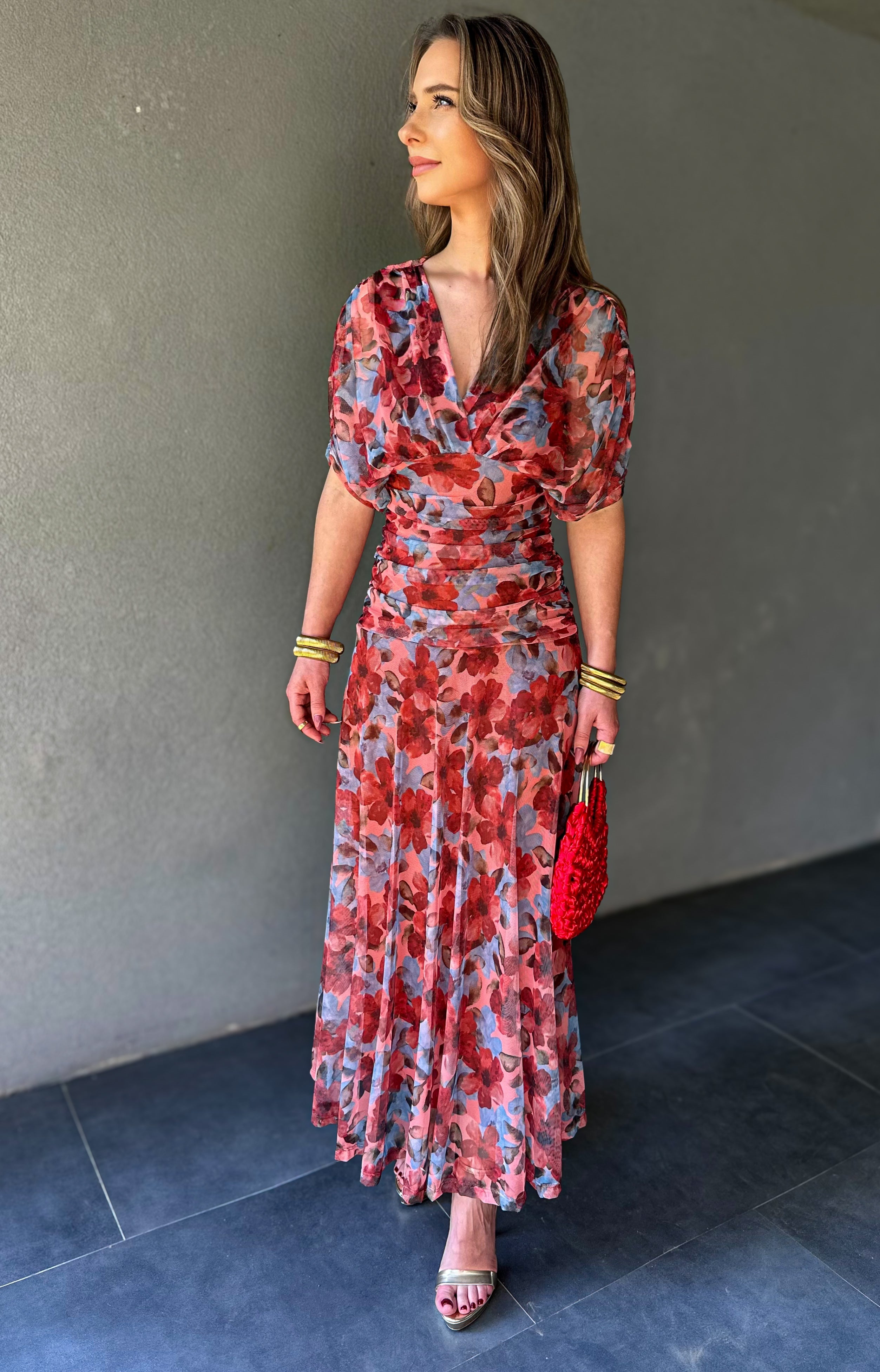 Nerina Ruby Flora Dress