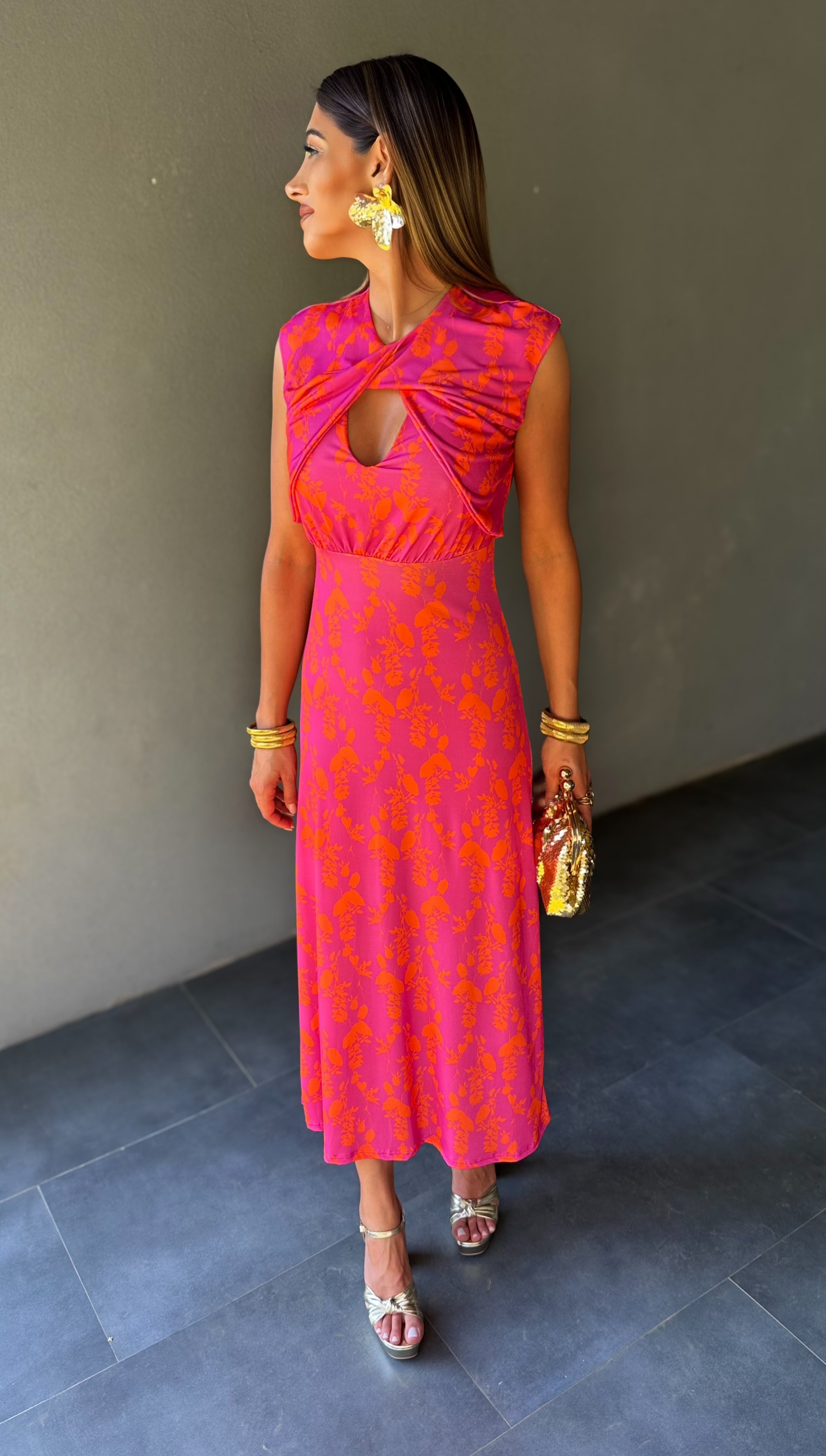Miraya Flame Dress