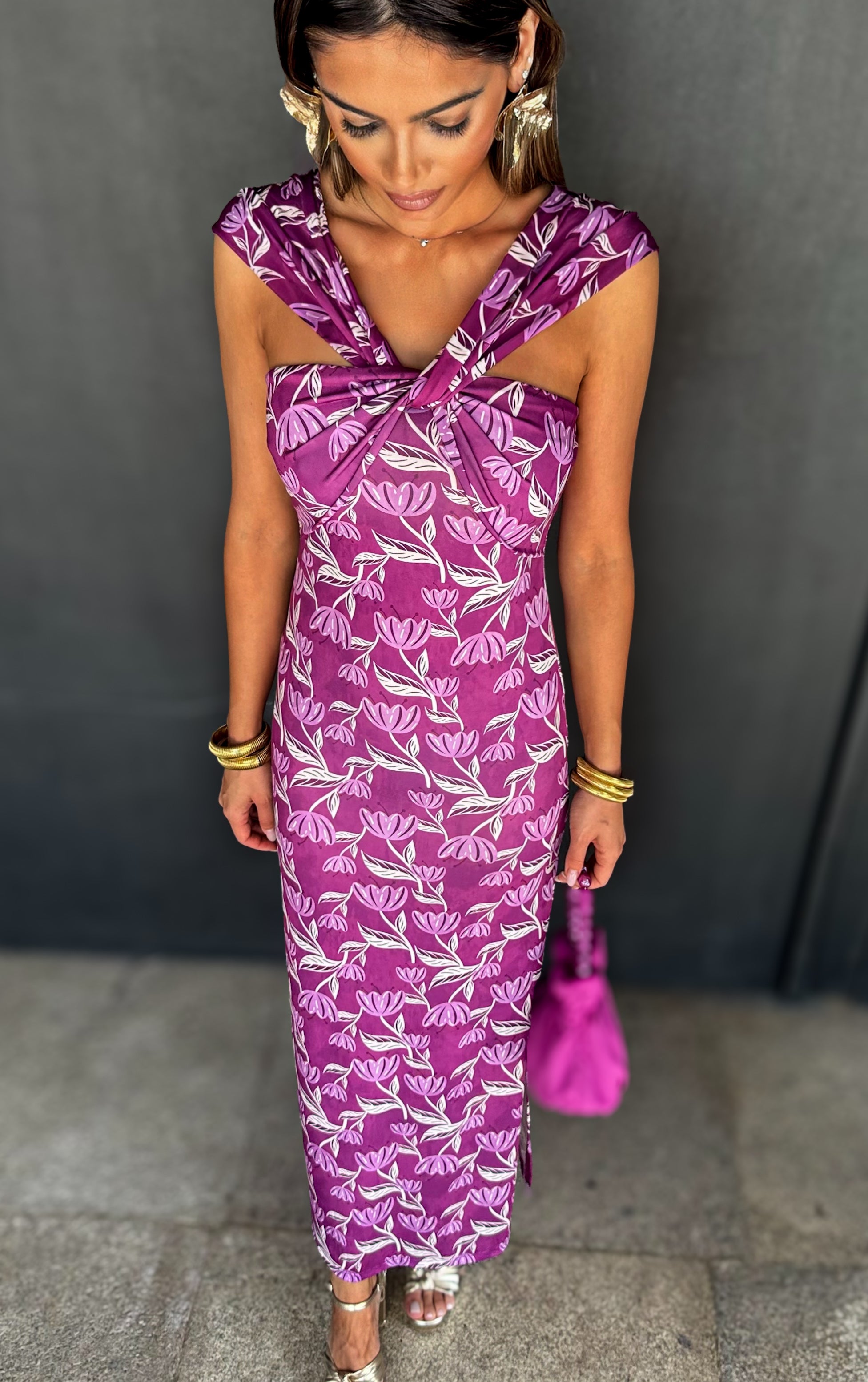 Calissa Mystic Lilac Dress