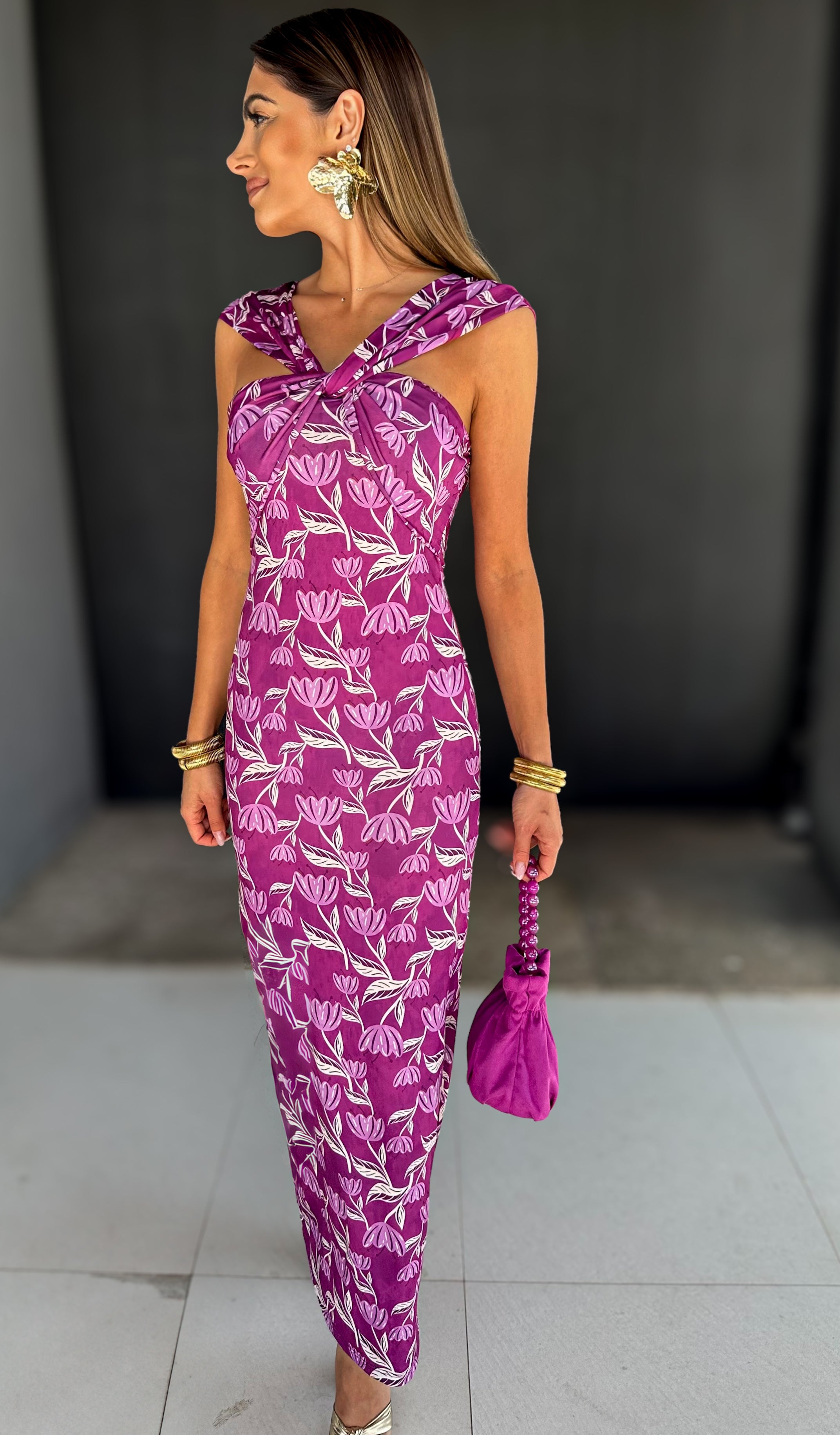 Calissa Mystic Lilac Dress