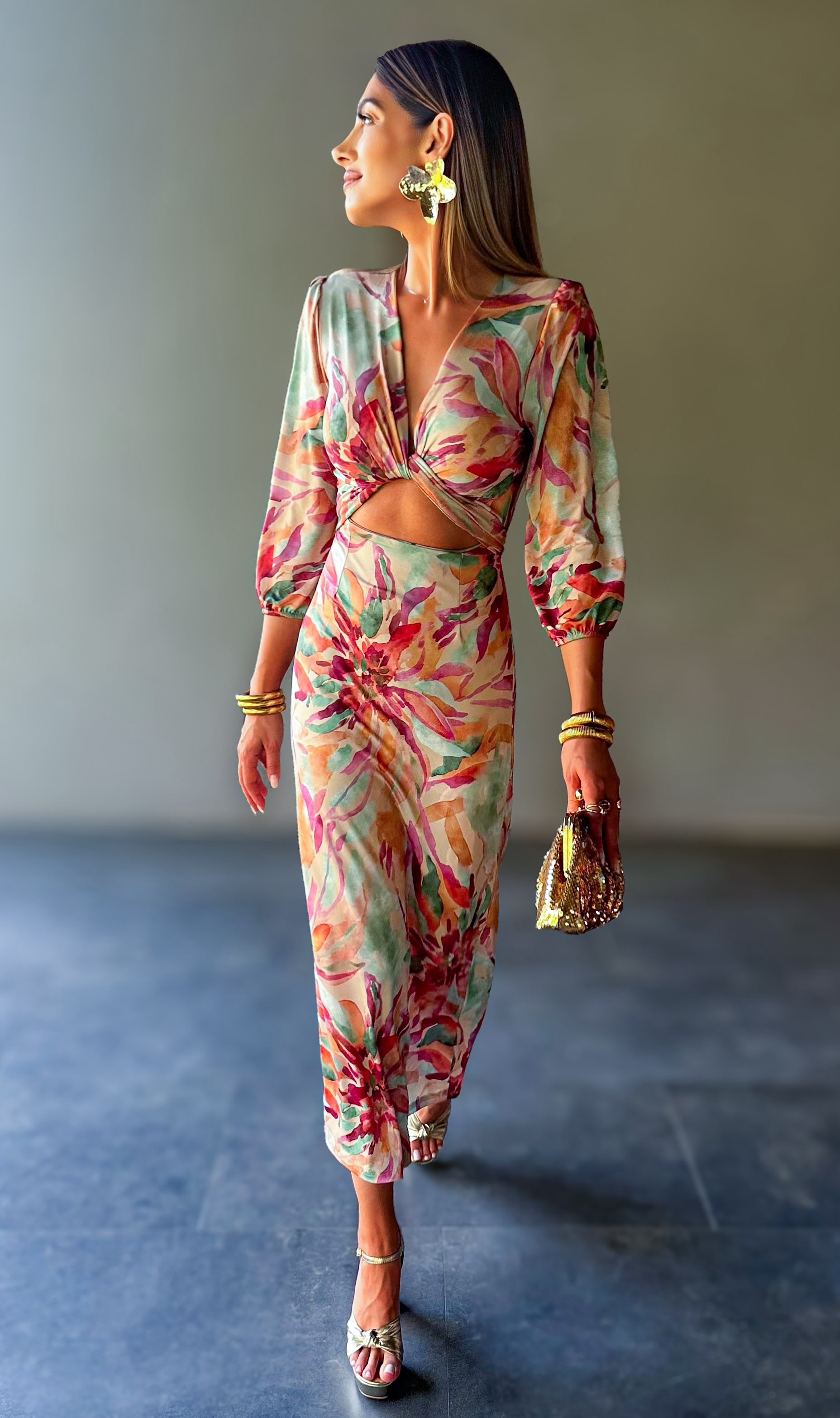 Liora Tropical Bloom Dress