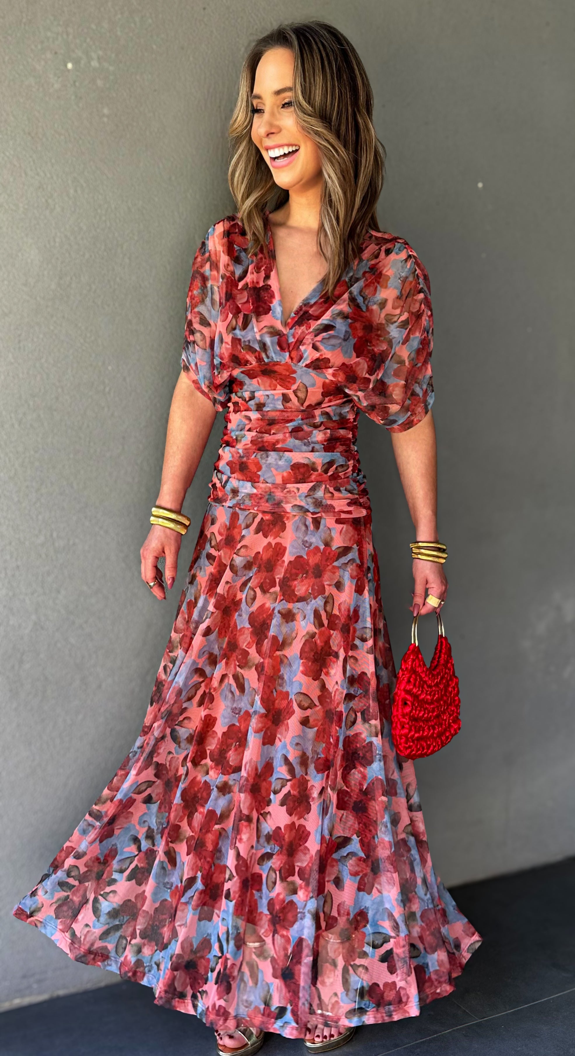 Nerina Ruby Flora Dress