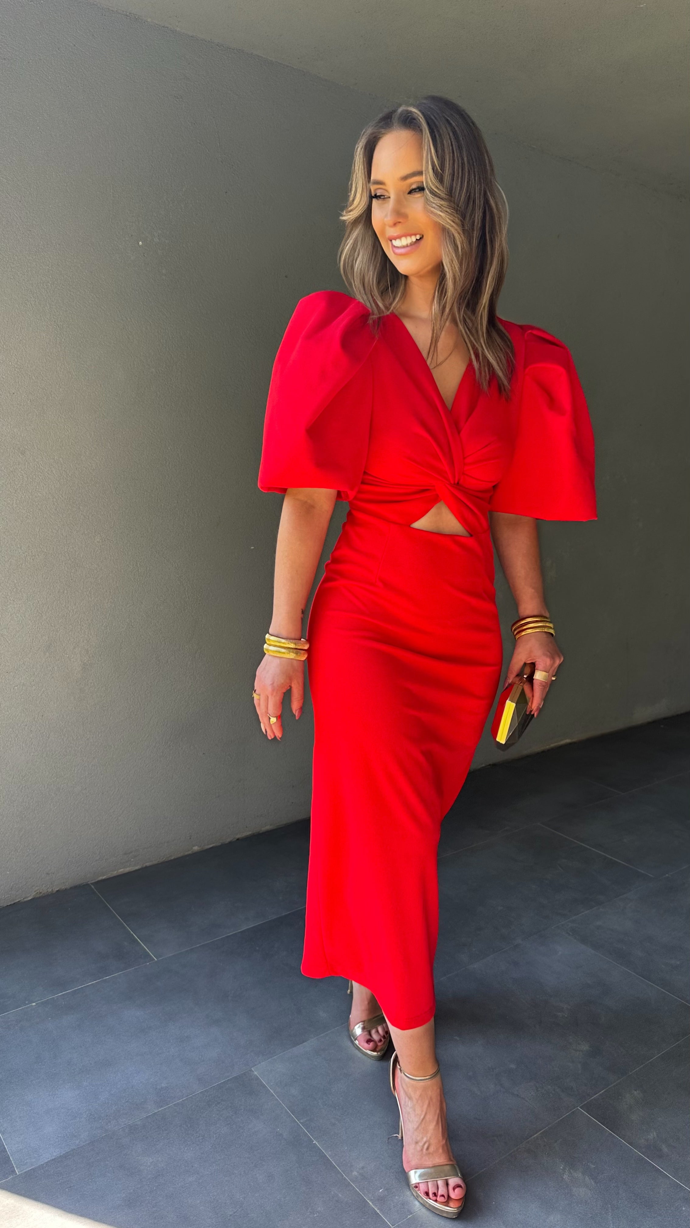 Amanda Scarlet Breeze Dress
