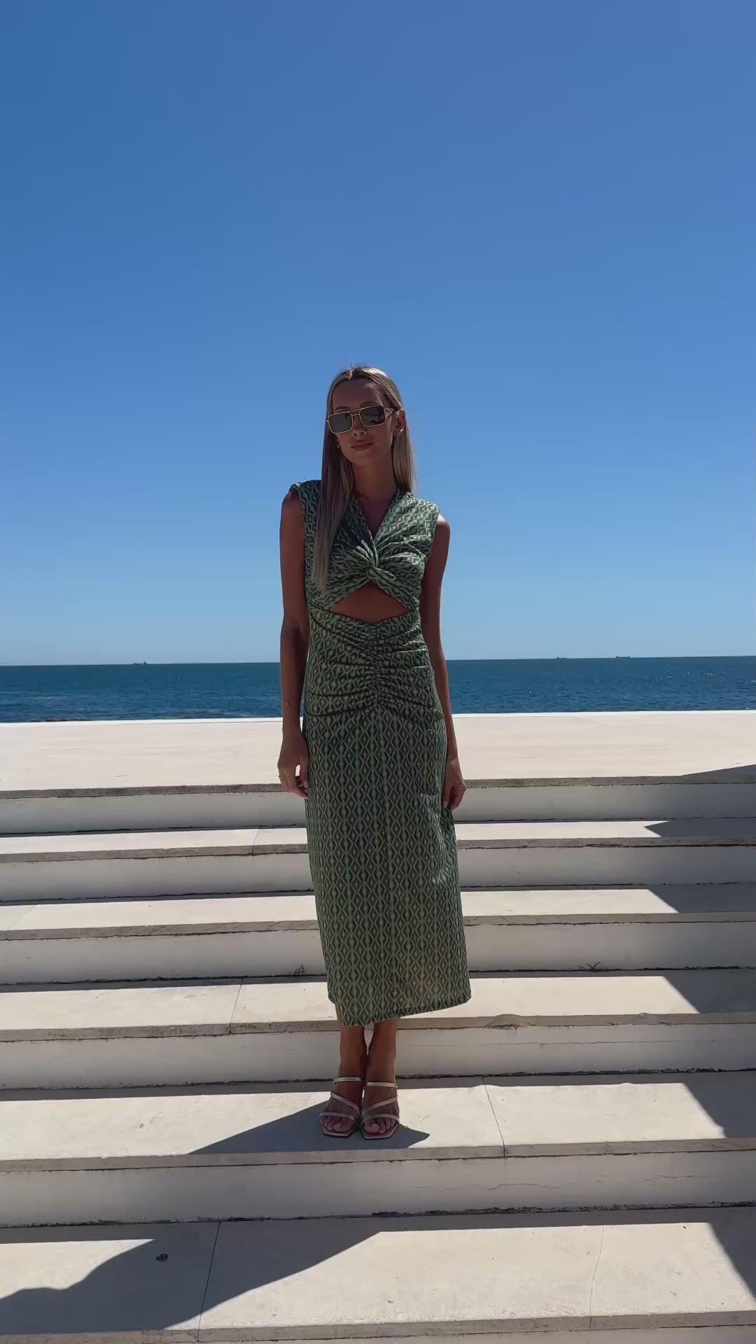 Bella Pistachio Glow Dress